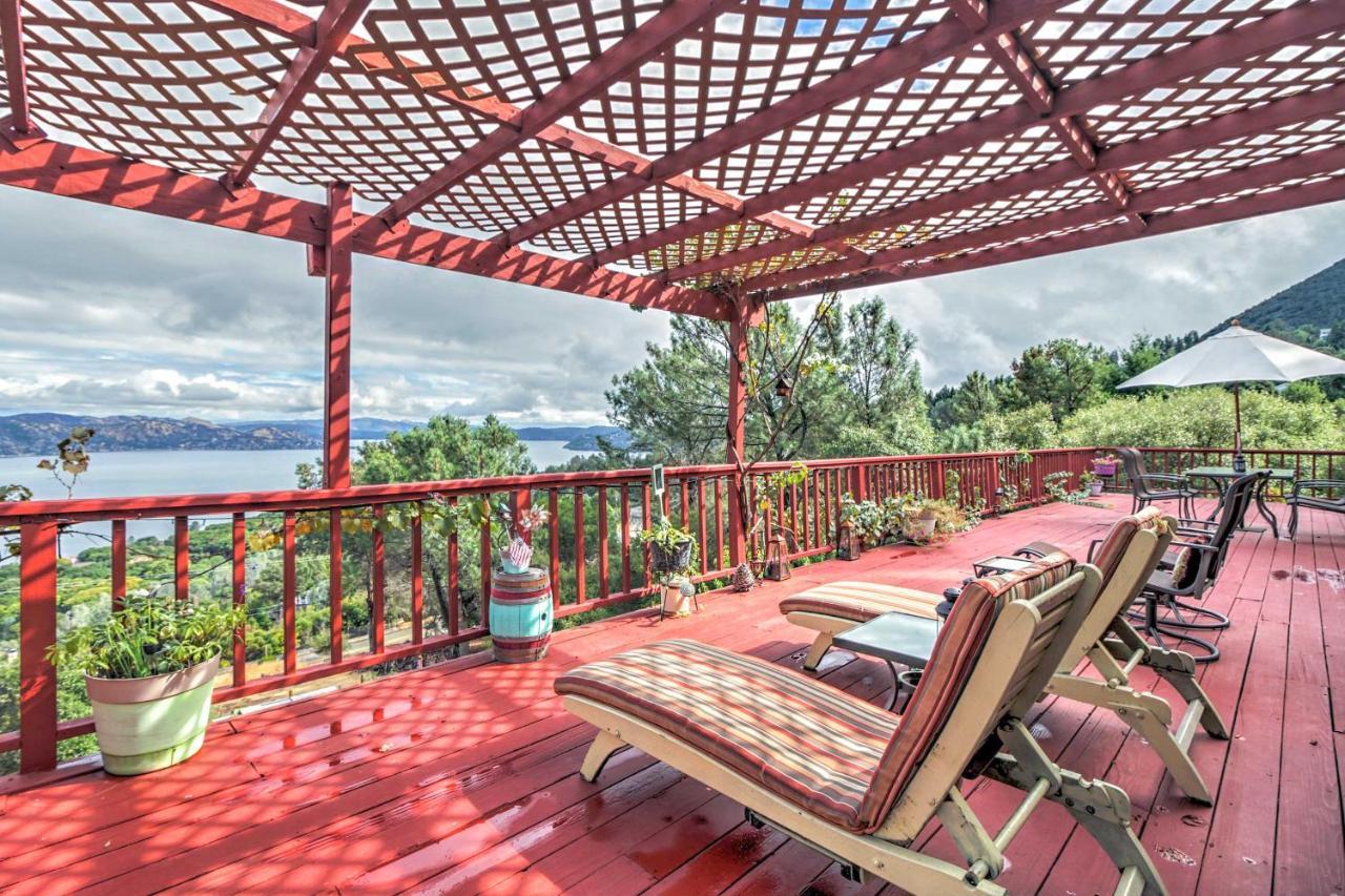 Spacious Kelseyville Home With Large Lakefront Deck! Eksteriør bilde